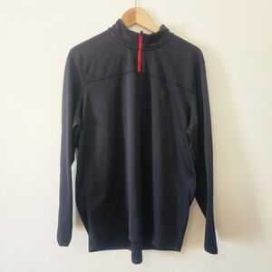 Spyder Black Pullover with Red Accents